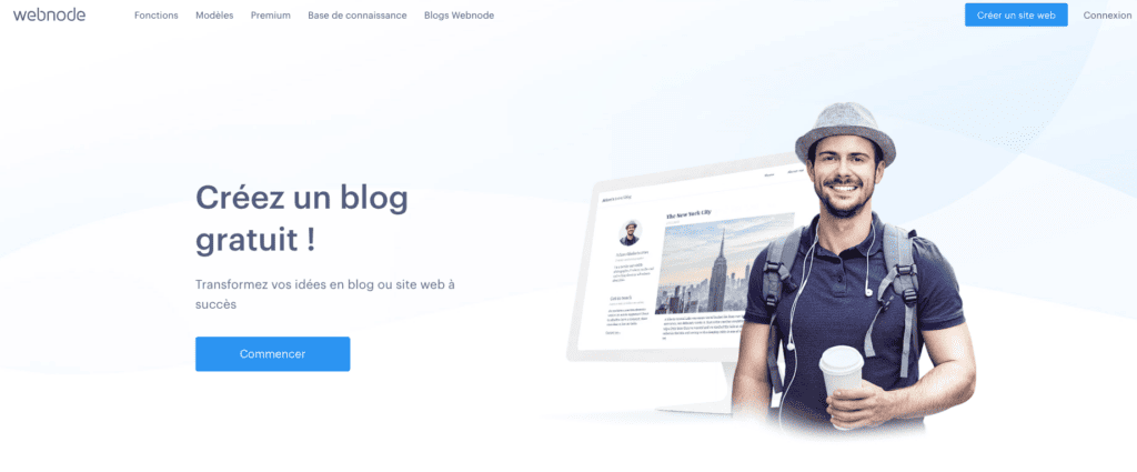 creer un blog webnode