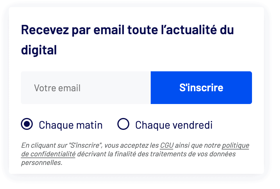 newsletter actualités blog du moderateur