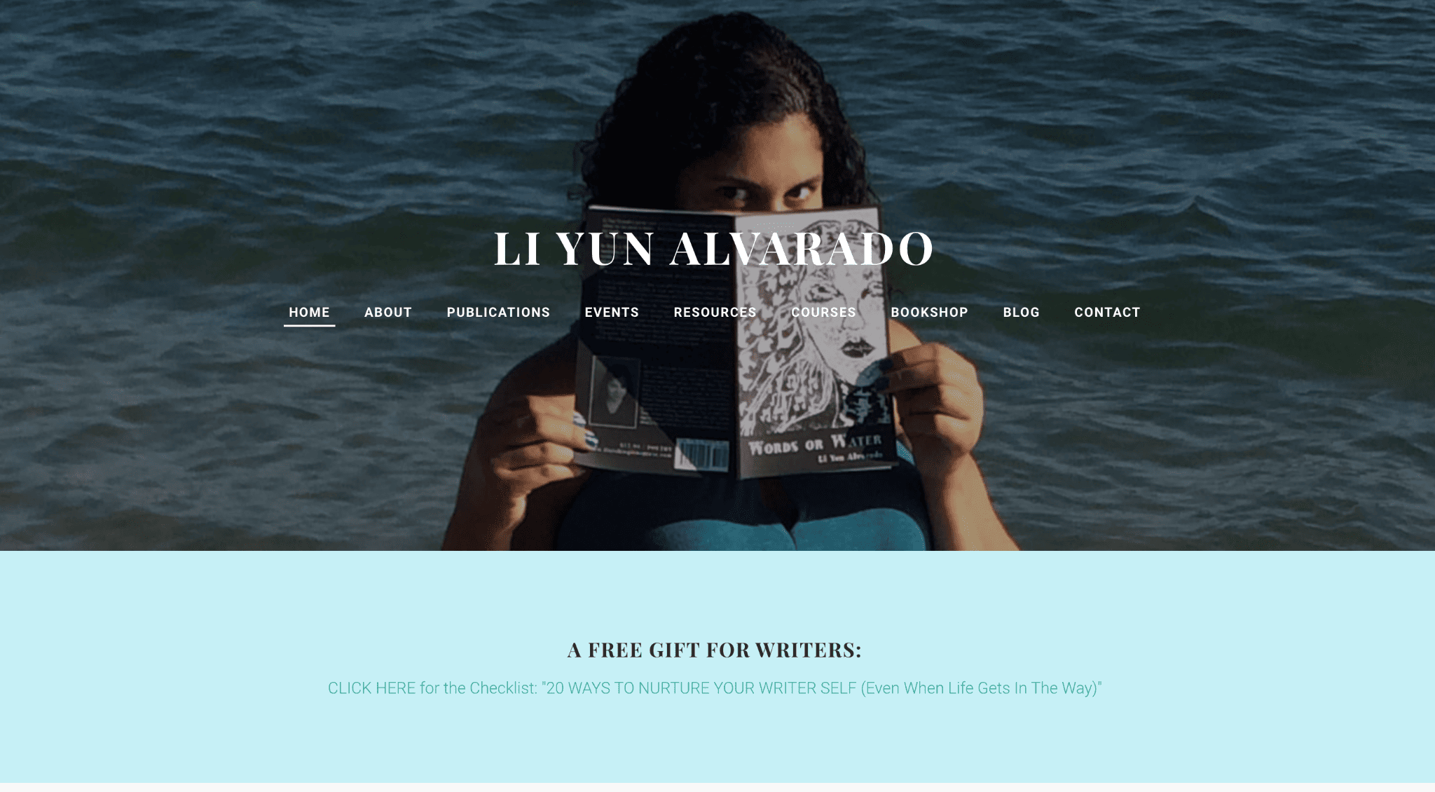 weebly author website - Li Yun Alvarado