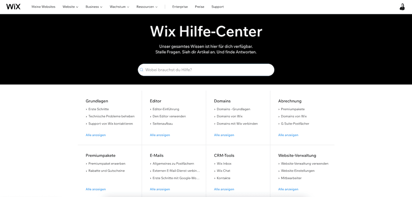 wix help-center