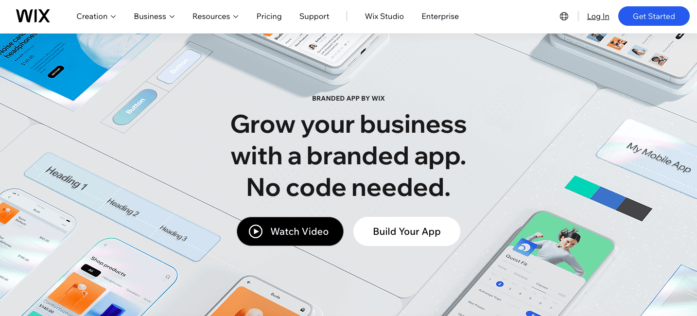 wix branded app