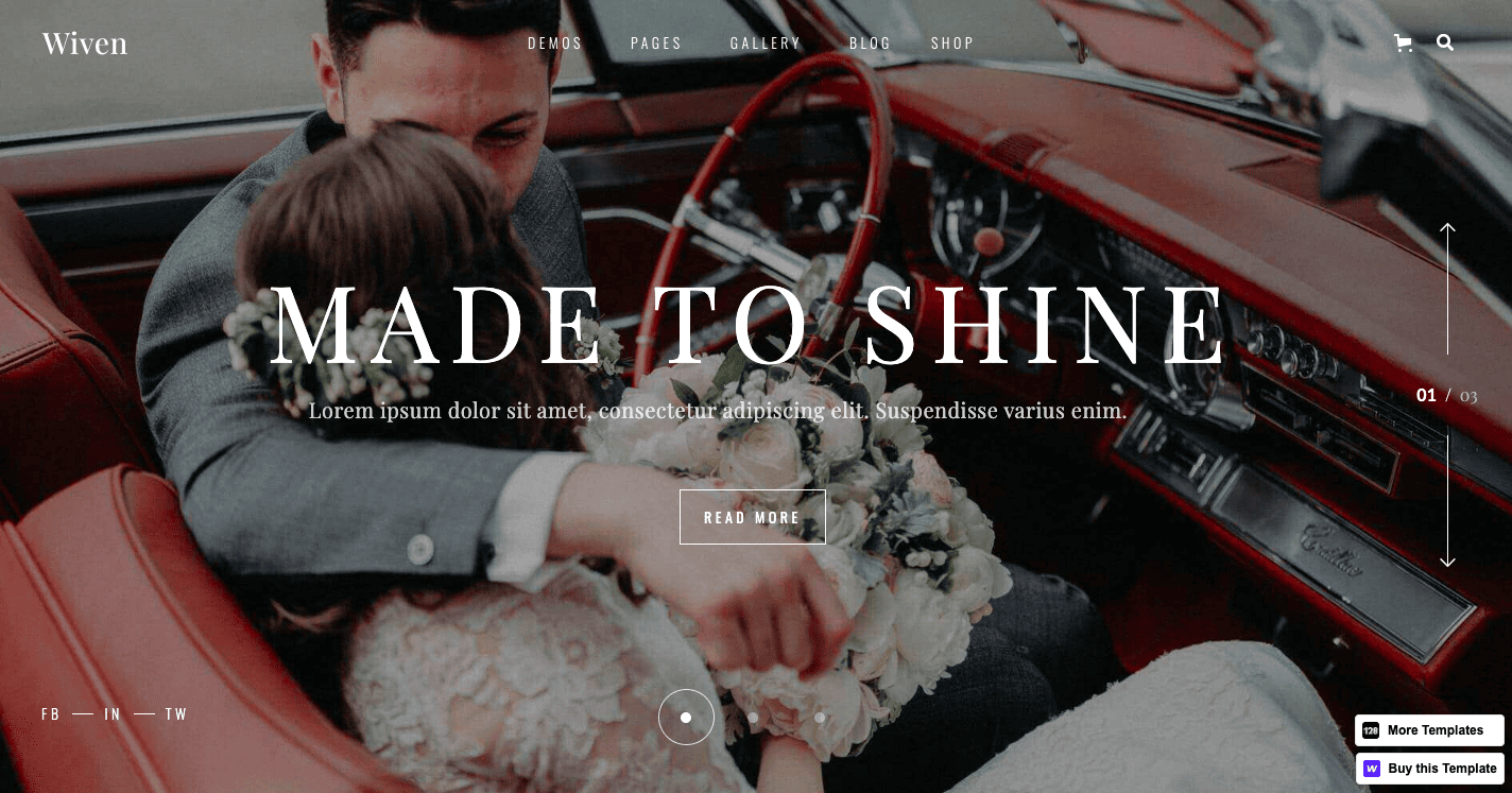 webflow wedding template