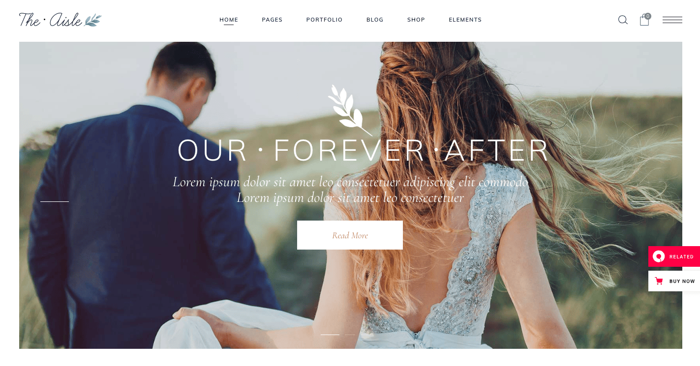 wordpress wedding website theme