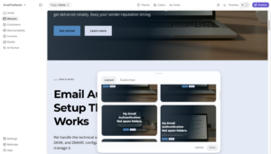 durable layouts menu