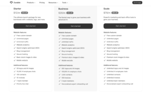 durable review pricing